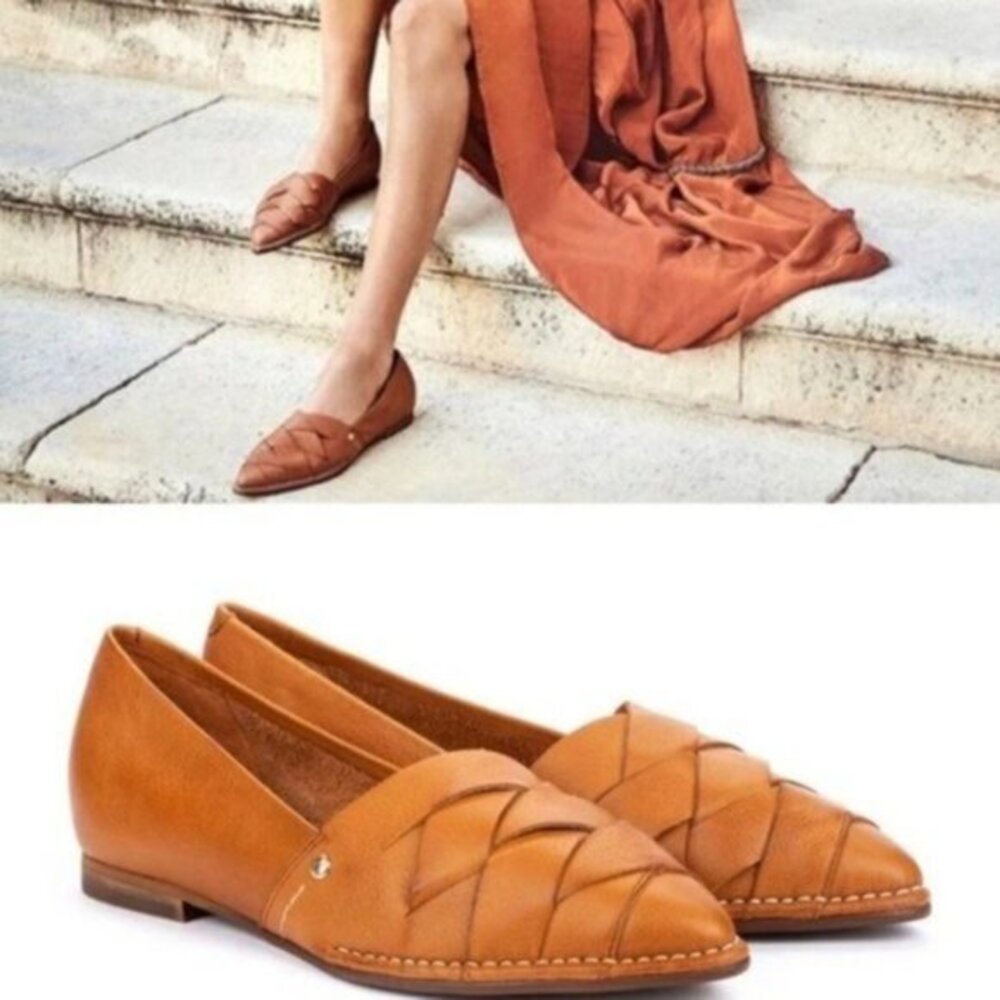 Pikolinos Womens Caleta W7X-4778BG Brown/Brandy Color Flat Shoes, 37‎ EU